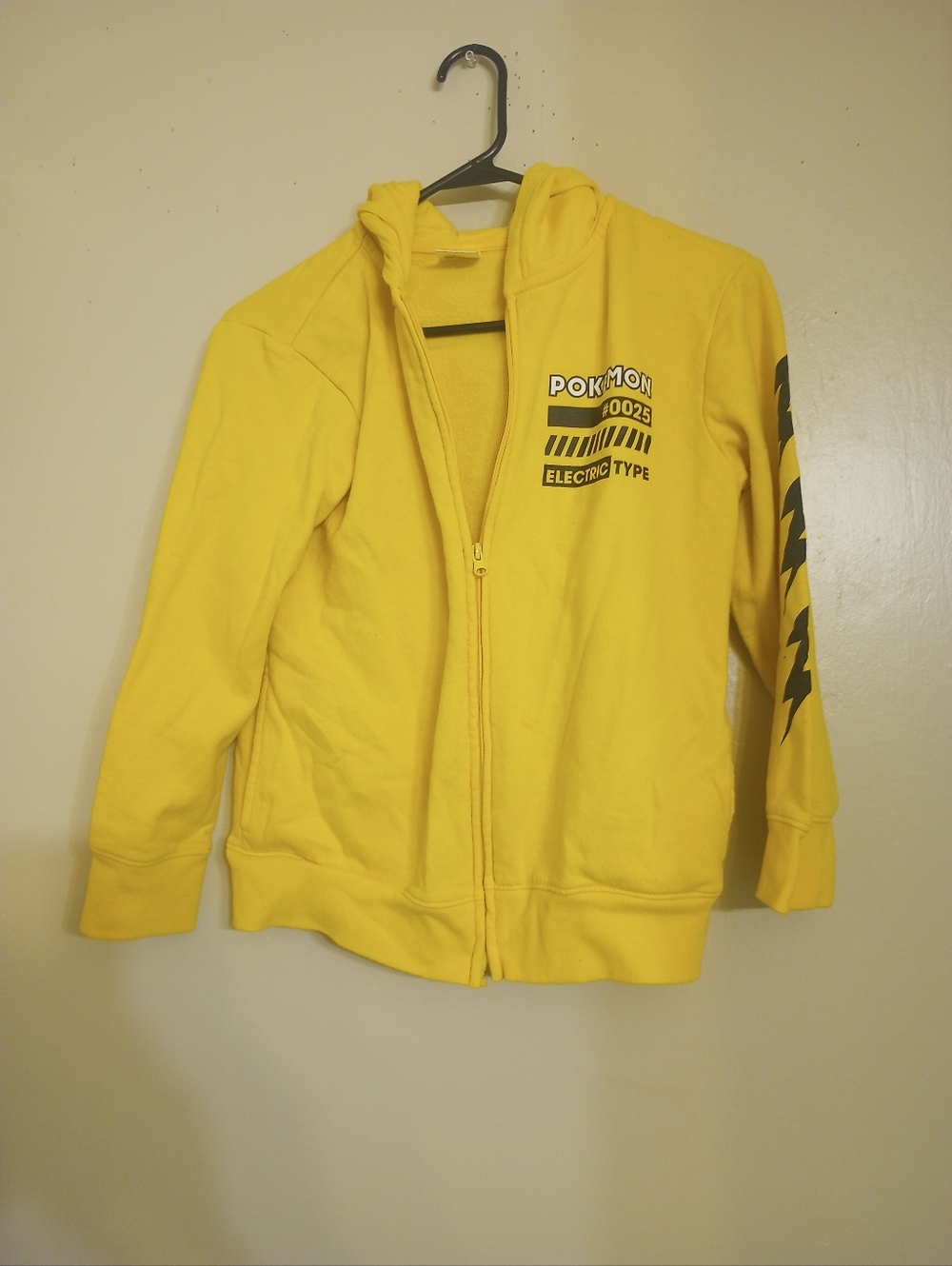 Pokemon Pikachu Hooded Boys Zip Up Hoodie
